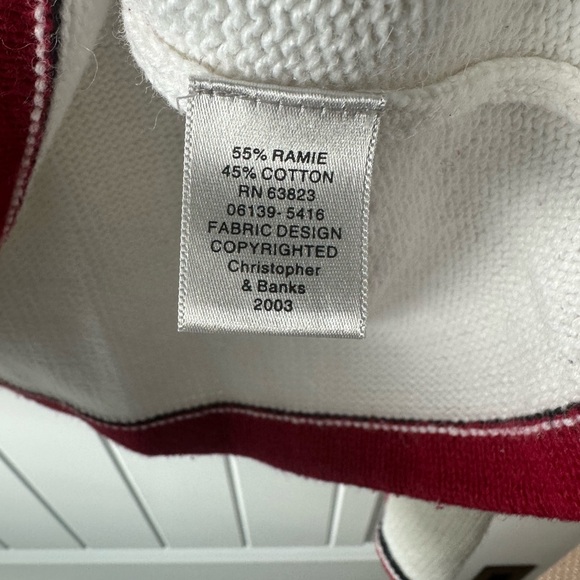 Vintage Christopher & Banks American Flag Sweater - Picture 4 of 7